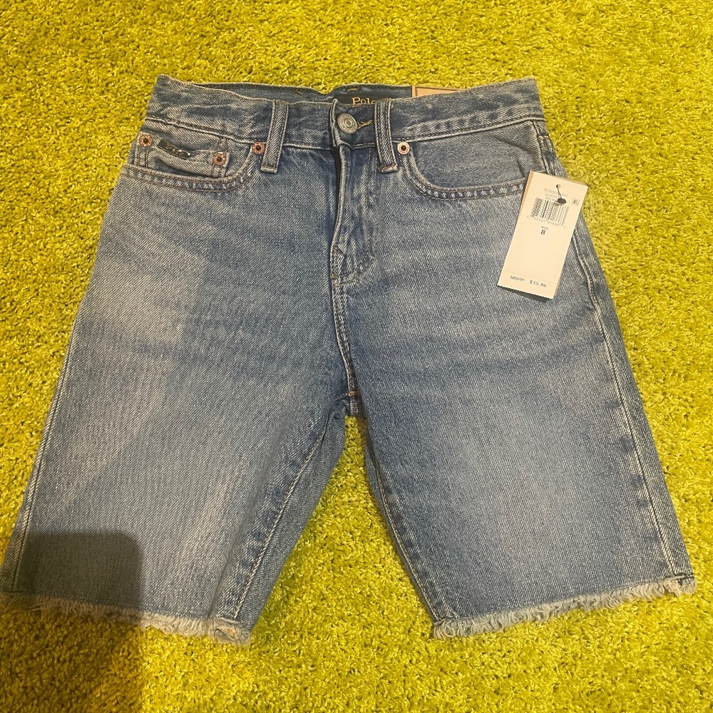 New with tags Ralph Lauren polo jeans shorts boys size 8